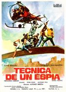 Tecnica di una spia - Spanish Movie Poster (xs thumbnail)