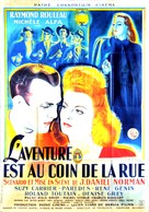 L&#039;aventure est au coin de la rue - French Movie Poster (xs thumbnail)