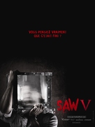 Saw V - French Movie Poster (xs thumbnail)
