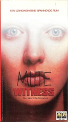 Mute Witness - Dutch VHS movie cover (xs thumbnail)