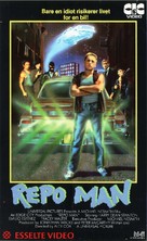 Repo Man - Norwegian VHS movie cover (xs thumbnail)