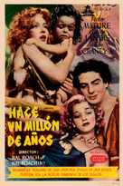 One Million B.C. - Spanish Movie Poster (xs thumbnail)