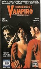 To Sleep with a Vampire - Brazilian VHS movie cover (xs thumbnail)