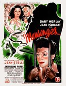 Mensonges - French Movie Poster (xs thumbnail)
