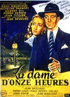 La dame d&#039;onze heures - French Movie Poster (xs thumbnail)