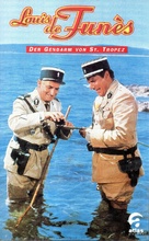 Le gendarme de St. Tropez - German VHS movie cover (xs thumbnail)
