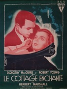 The Enchanted Cottage - French Movie Poster (xs thumbnail)
