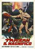 Tarzan the Magnificent - Italian Movie Poster (xs thumbnail)