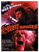 Le sadique aux dents rouges - French Movie Poster (xs thumbnail)
