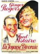 The Gay Divorcee - French Movie Poster (xs thumbnail)
