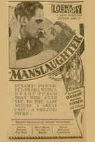 Manslaughter - Movie Poster (xs thumbnail)
