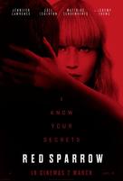 Red Sparrow - South African Movie Poster (xs thumbnail)