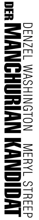 The Manchurian Candidate - German Logo (xs thumbnail)