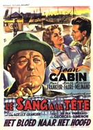Le sang &agrave; la t&ecirc;te - Belgian Movie Poster (xs thumbnail)