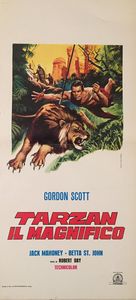 Tarzan the Magnificent - Italian Movie Poster (xs thumbnail)