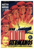 The Sullivans - Spanish Movie Poster (xs thumbnail)