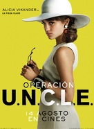 The Man from U.N.C.L.E. - Spanish Movie Poster (xs thumbnail)