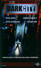 Dark City - German VHS movie cover (xs thumbnail)
