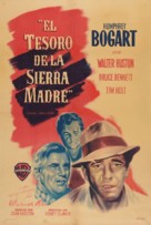 The Treasure of the Sierra Madre - Argentinian Movie Poster (xs thumbnail)