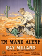A Man Alone - Danish Movie Poster (xs thumbnail)
