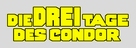 Three Days of the Condor - German Logo (xs thumbnail)