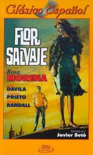 Flor salvaje - Spanish VHS movie cover (xs thumbnail)
