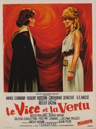 Le vice et la vertu - French Movie Poster (xs thumbnail)