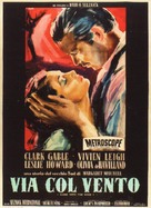 Gone with the Wind - Italian Movie Poster (xs thumbnail)