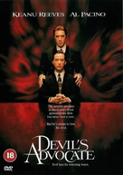 The Devil&#039;s Advocate - British DVD movie cover (xs thumbnail)