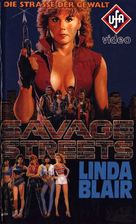 Savage Streets - German VHS movie cover (xs thumbnail)