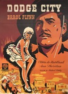 Dodge City - Danish Movie Poster (xs thumbnail)