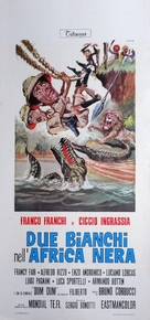 Due bianchi nell&#039;Africa nera - Italian Movie Poster (xs thumbnail)