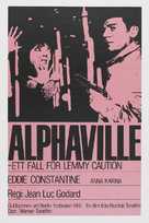 Alphaville, une &eacute;trange aventure de Lemmy Caution - Swedish Movie Poster (xs thumbnail)