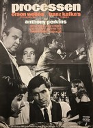 Le proc&egrave;s - Danish Movie Poster (xs thumbnail)