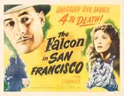 The Falcon in San Francisco Poster
