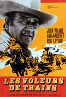 The Train Robbers - French Movie Poster (xs thumbnail)