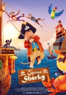 K&auml;pt&#039;n Sharky - Portuguese Movie Poster (xs thumbnail)