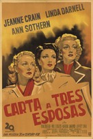 A Letter to Three Wives - Argentinian Movie Poster (xs thumbnail)