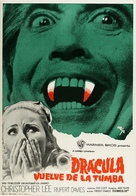 Dracula Has Risen from the Grave - Spanish Movie Poster (xs thumbnail)