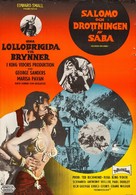 Solomon and Sheba - Swedish Movie Poster (xs thumbnail)