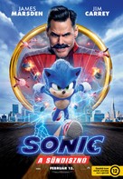 Sonic the Hedgehog - Hungarian Movie Poster (xs thumbnail)