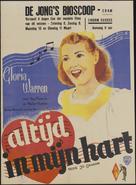 Always in My Heart - Dutch Movie Poster (xs thumbnail)