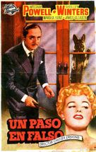 Take One False Step - Spanish Movie Poster (xs thumbnail)