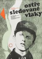Ostre sledovan&eacute; vlaky - Czech Movie Poster (xs thumbnail)