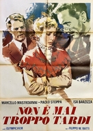 Non &egrave; mai troppo tardi - Italian Movie Poster (xs thumbnail)