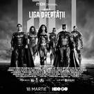 Zack Snyder&#039;s Justice League - Romanian Movie Poster (xs thumbnail)