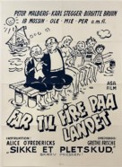 Far til fire p&aring; landet - Danish Movie Poster (xs thumbnail)