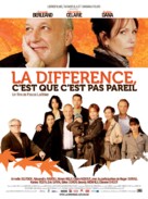 La Difference c&#039;est que c&#039;est pas pareil - French Movie Poster (xs thumbnail)