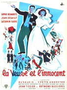 La veuve et l&#039;innocent - French Movie Poster (xs thumbnail)