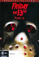 Friday the 13th Part III - Australian DVD movie cover (xs thumbnail)